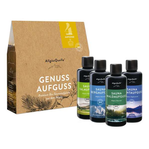 Saunaduft Genuss Aufguss 4er Set